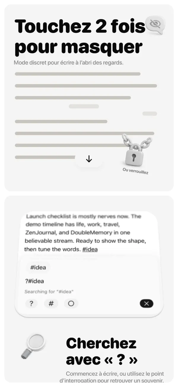 Screenshot #2 pour ZenJournal Journal Privé