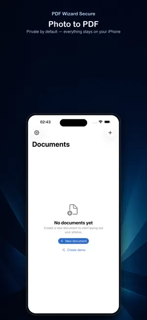 PDF Wizard Secure screenshot 1
