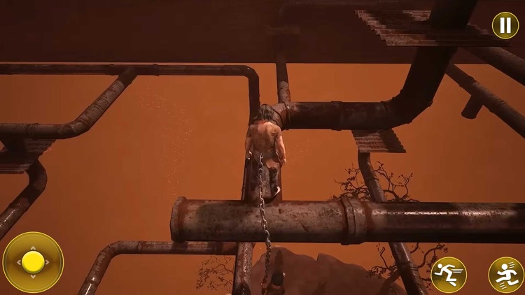 Chained Going Up Parkour Run screenshot-3