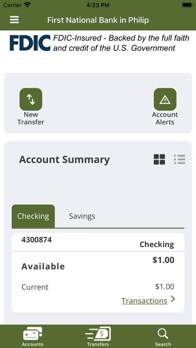 FNB in Philip Mobile Screenshot