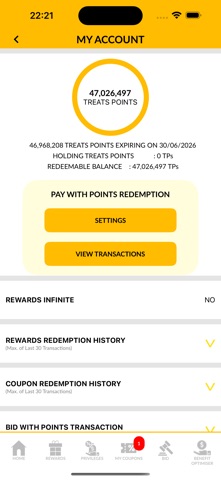 MAYBANK TREATS SG iPhone screenshot