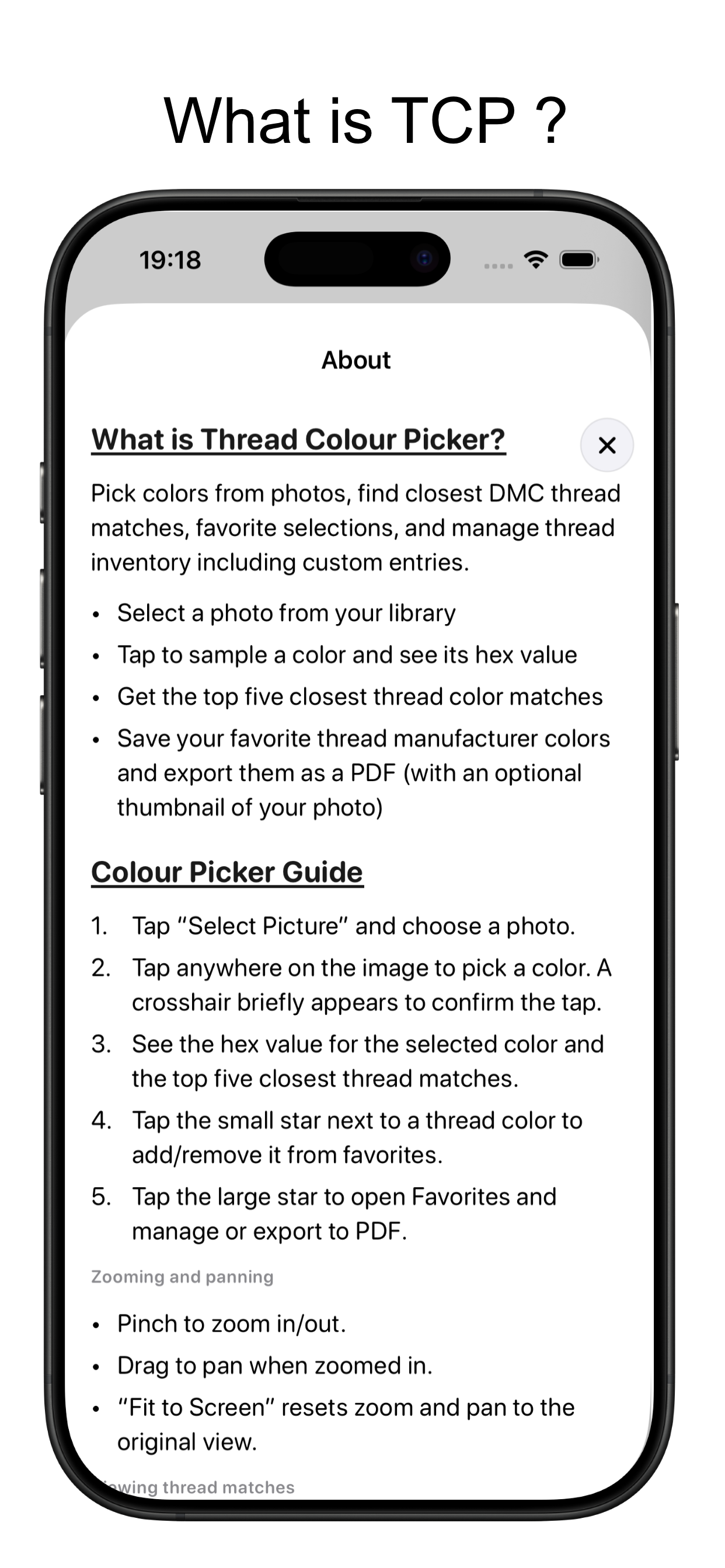 Thread Colour Picker screenshot 8