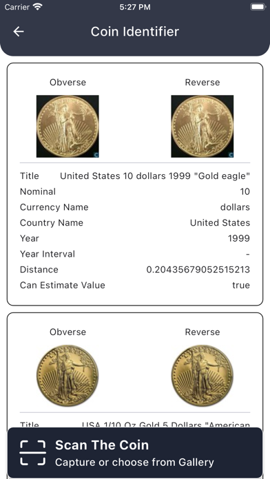 Coin Checker & Scan Identifier Screenshot