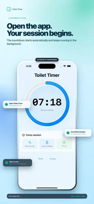 Toilet Timer screenshot 3