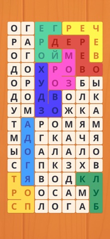 Филворды: Сад Слов. Поиск слов iPhone screenshot