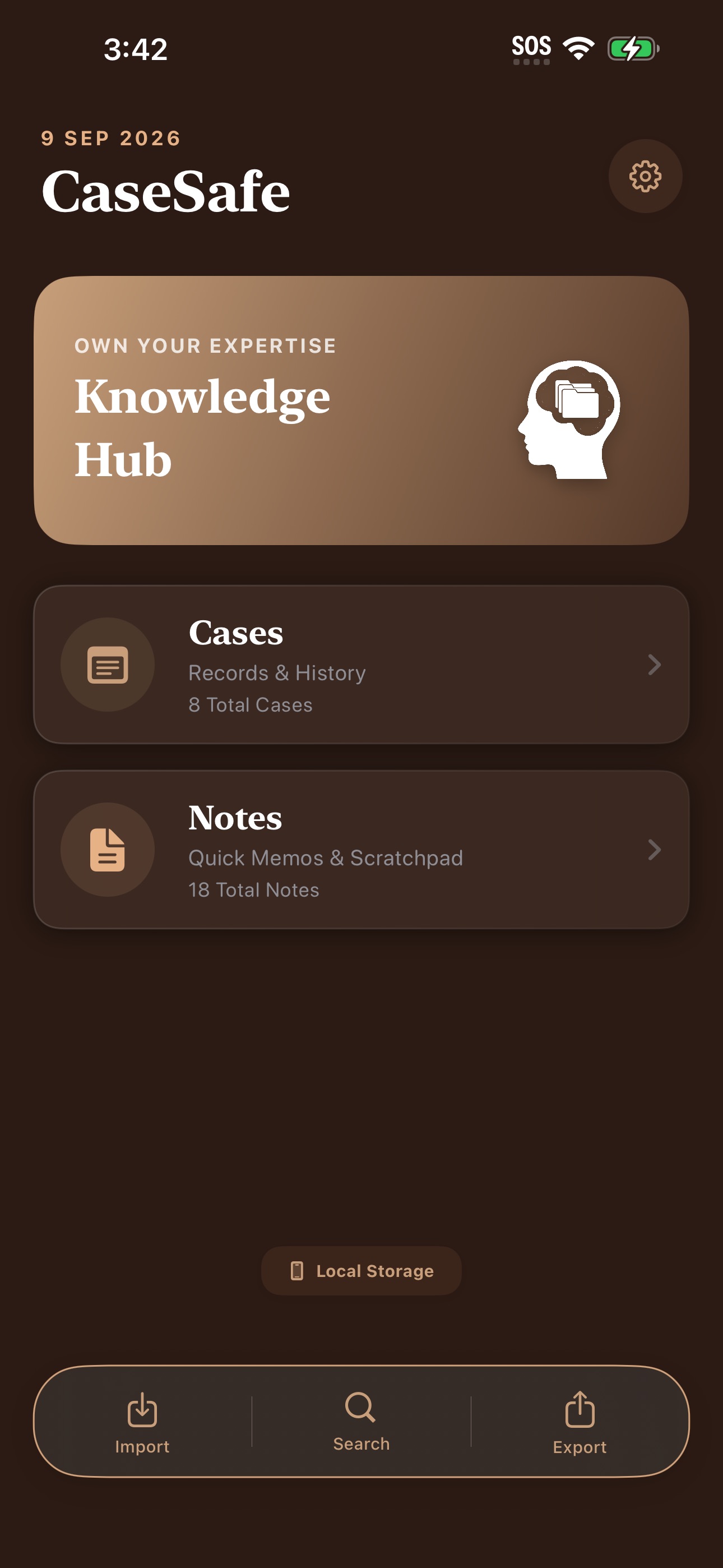 Screenshot 1 of CaseSafe™