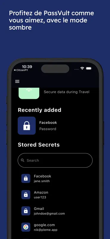 PassVult: Private Passwords screenshot 7 of 10