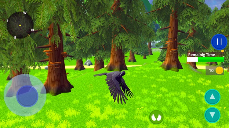 Raven Crow Bird Simulator 3D screenshot-3