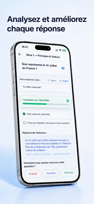 Examen civique Civiscore screenshot 3