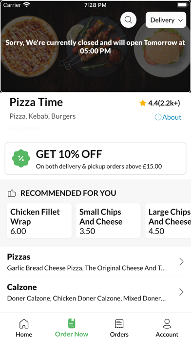 Pizza Time Haverfordwest Screenshot