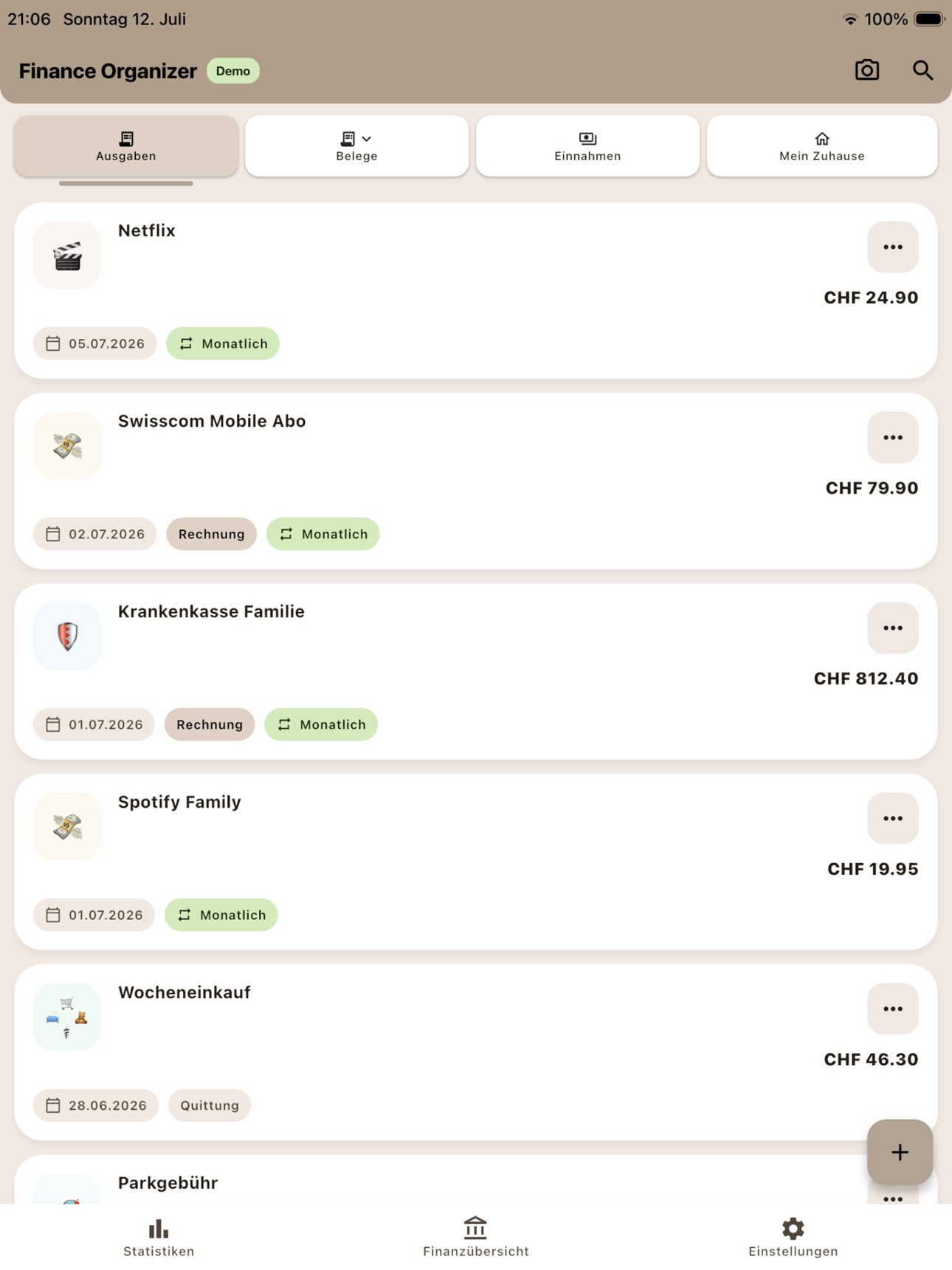 Screenshot 11 of Finance Organizer