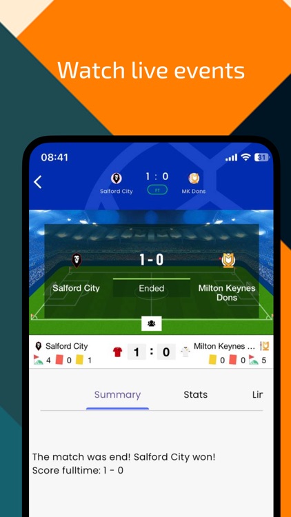 ScoreTV - Live scores & TV
