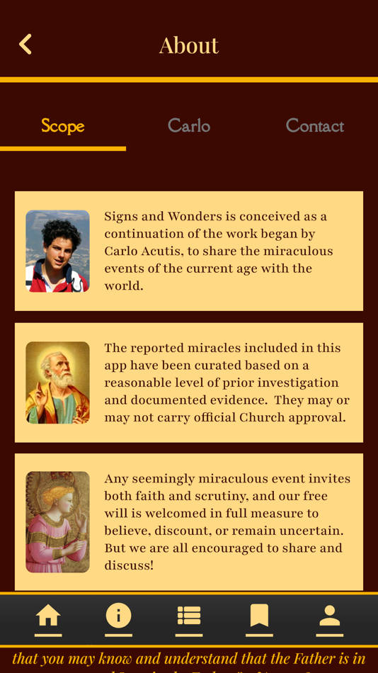 #1. Signs and Wonders (iOS) Podle: Luke Niewiadomski