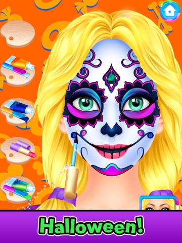 Halloween Face Paint Spa Party iPad screenshot