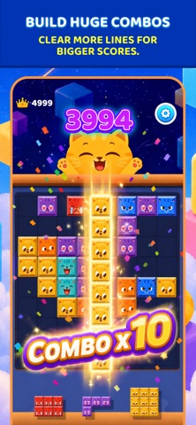 Cat Blast: Block Puzzle Screenshot 3 of 6