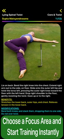 Better Golf Through Yoga app screenshot 2