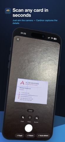 Cardnor – Scan Business Cards screenshot