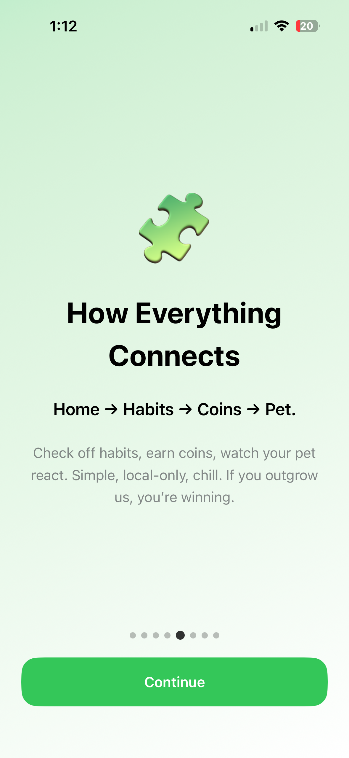 Track Joy: Habits + Pet Buddy