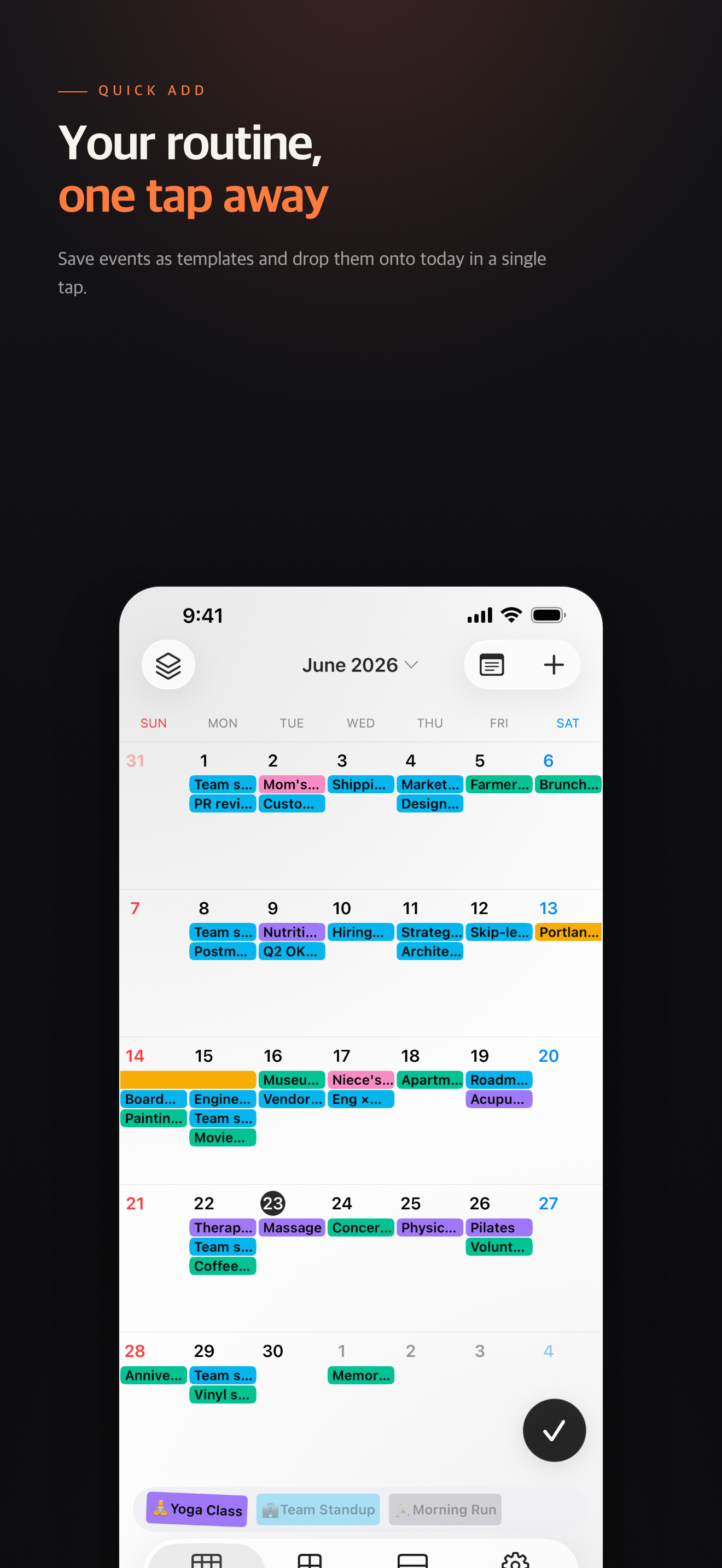 Opaline - Themed Calendar screenshot 5