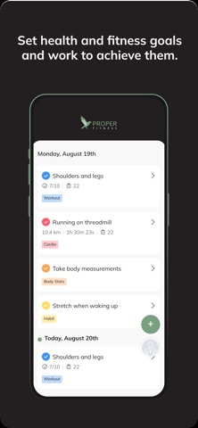 Proper Fitness screenshot
