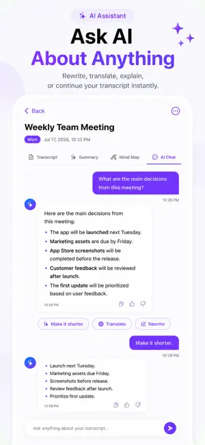 AI Note Taker: Voice to Text. screenshot 4