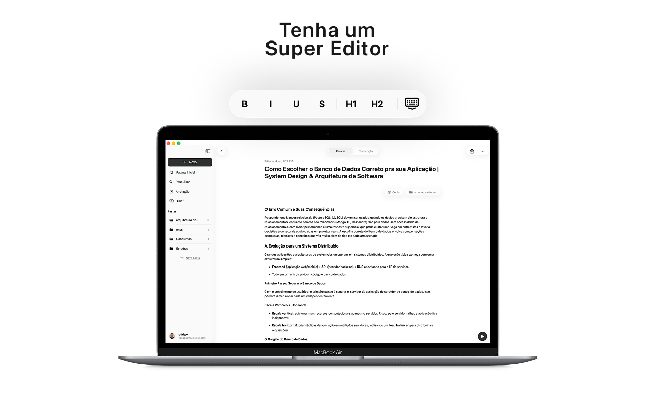 Sintesy: Transcrição e IA screenshot 14