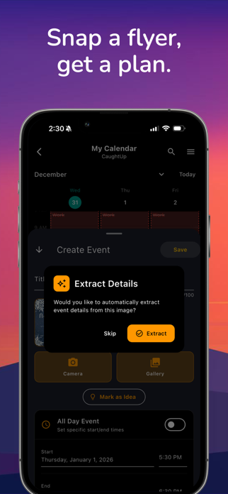 CaughtUp - Events Screenshot 3 of 7