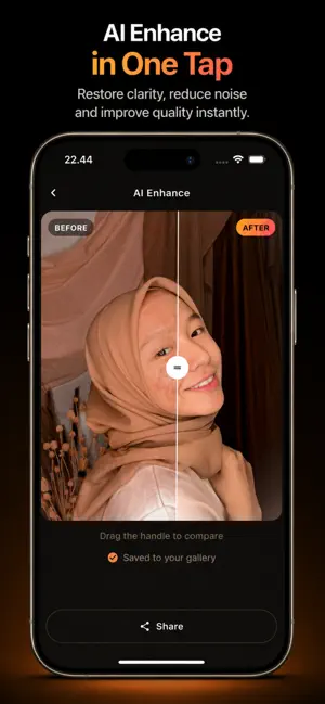 Oriole : Clean Beauty Camera screenshot 1