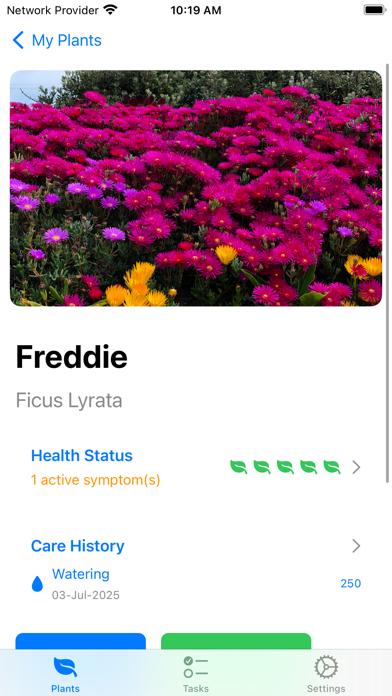 Plant Care Reminder & Tracker Screenshot