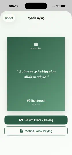 Mealim - Kuranı Kerim Meali iPhone Ekran Görüntüsü 6