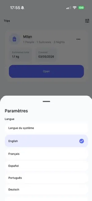 Valiseo screenshot 1