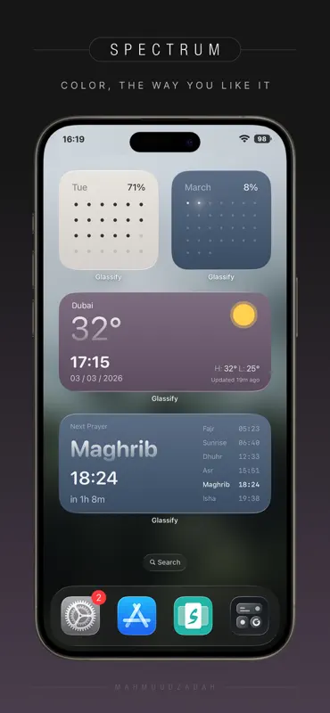 Glassify - Widgets & Themes screenshot 9 of 10