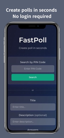 FastPoll - Live Poll Platform screenshot