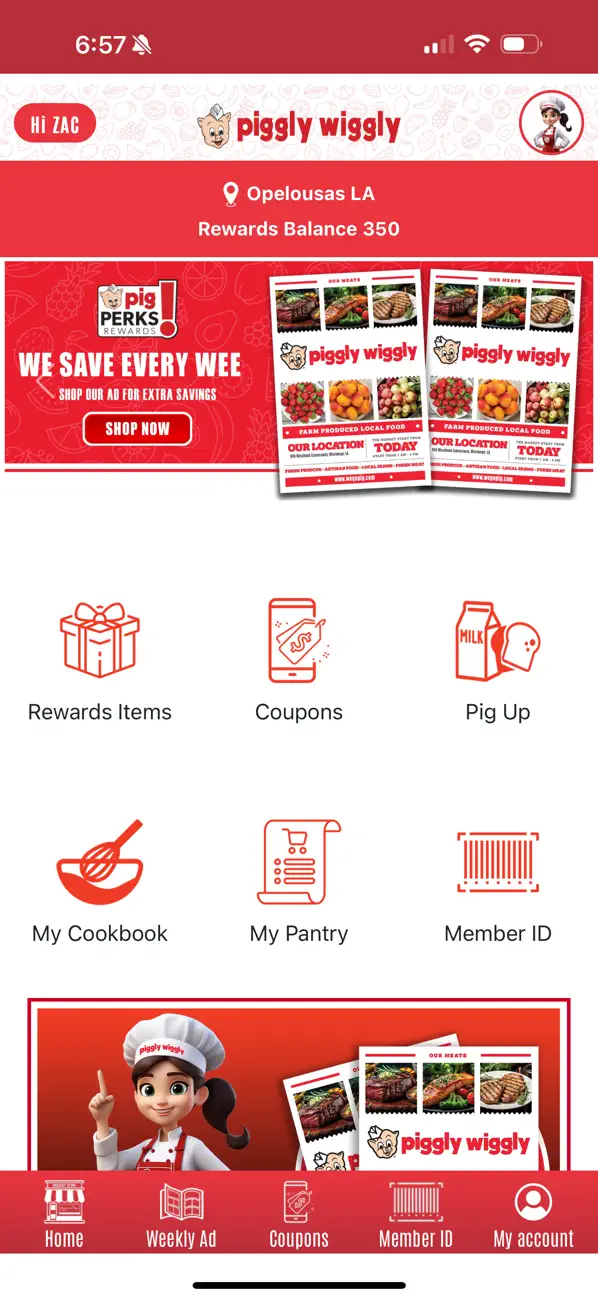 Screenshot #1 pour Piggly Wiggly LA South