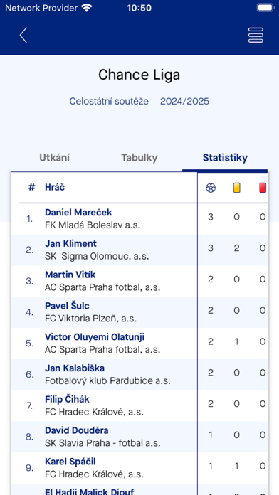 FotbalCZ Screenshot