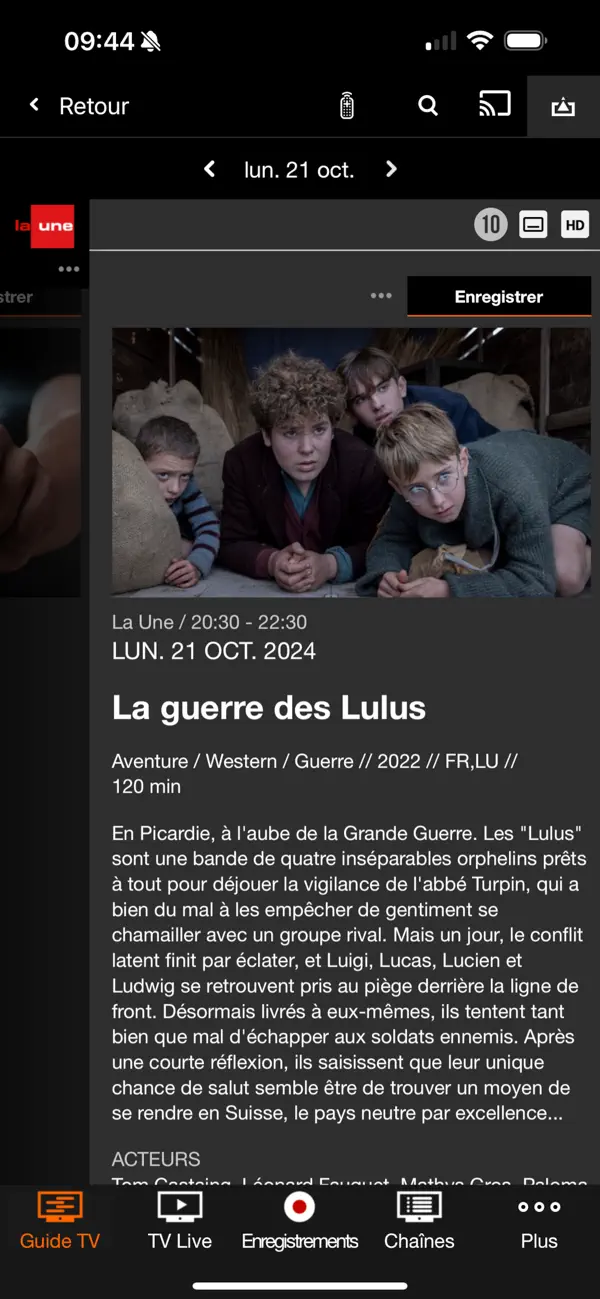 Screenshot #2 pour Orange TV BE