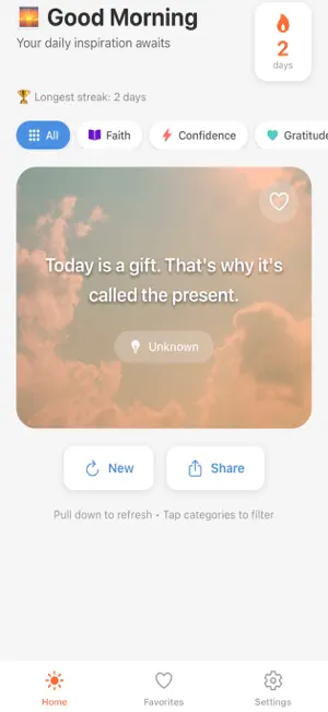 Rise Daily: Affirmations screenshot 3