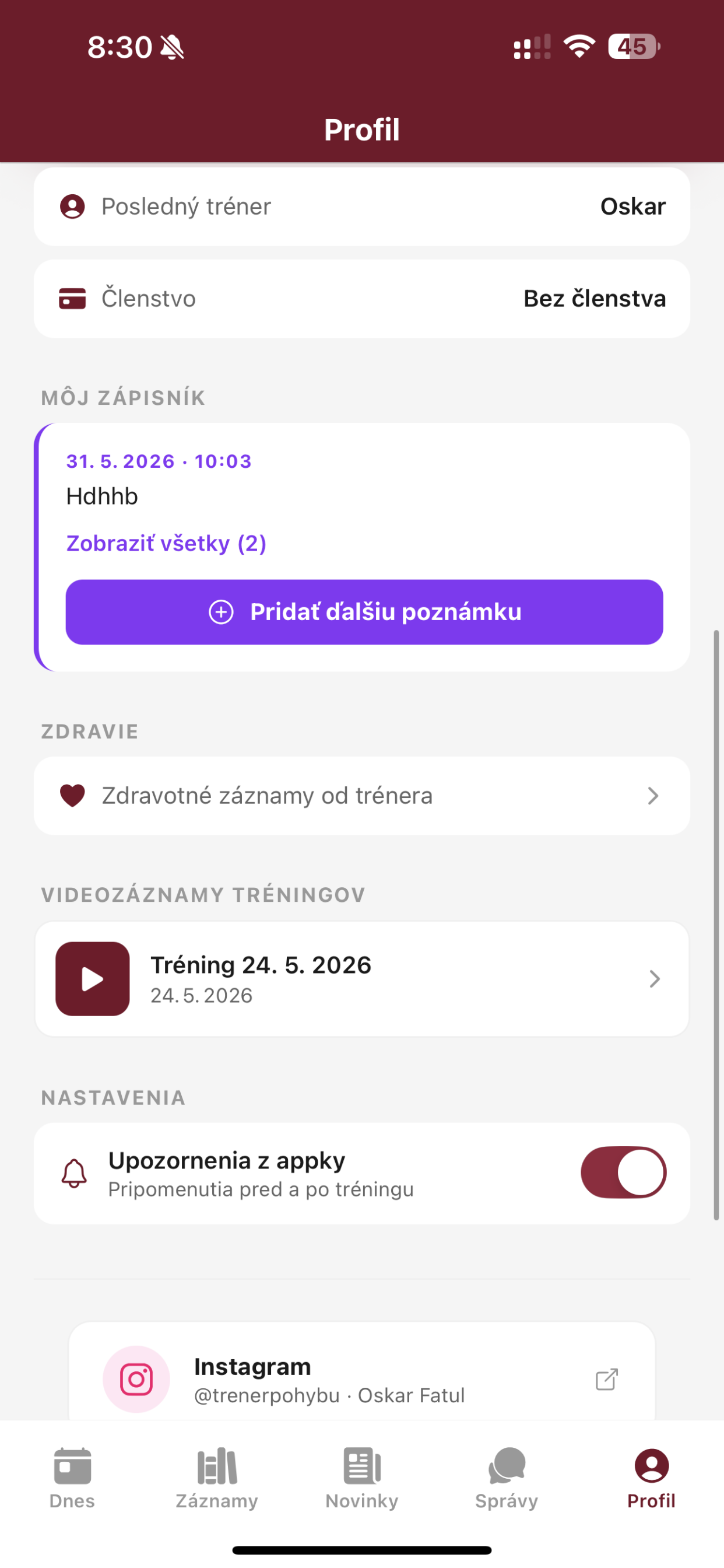 TrenerPohybu