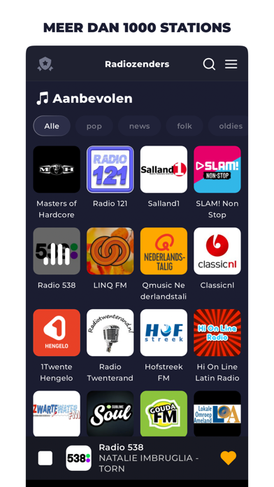Screenshot #1 pour Radio Pays-Bas FM Online