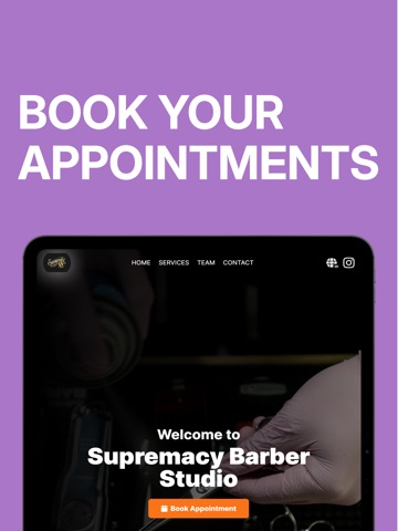 Supremacy Barber Studio iPad screenshot