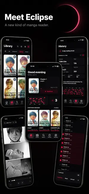 Eclipse - Manga Reader iPhone screenshot 1
