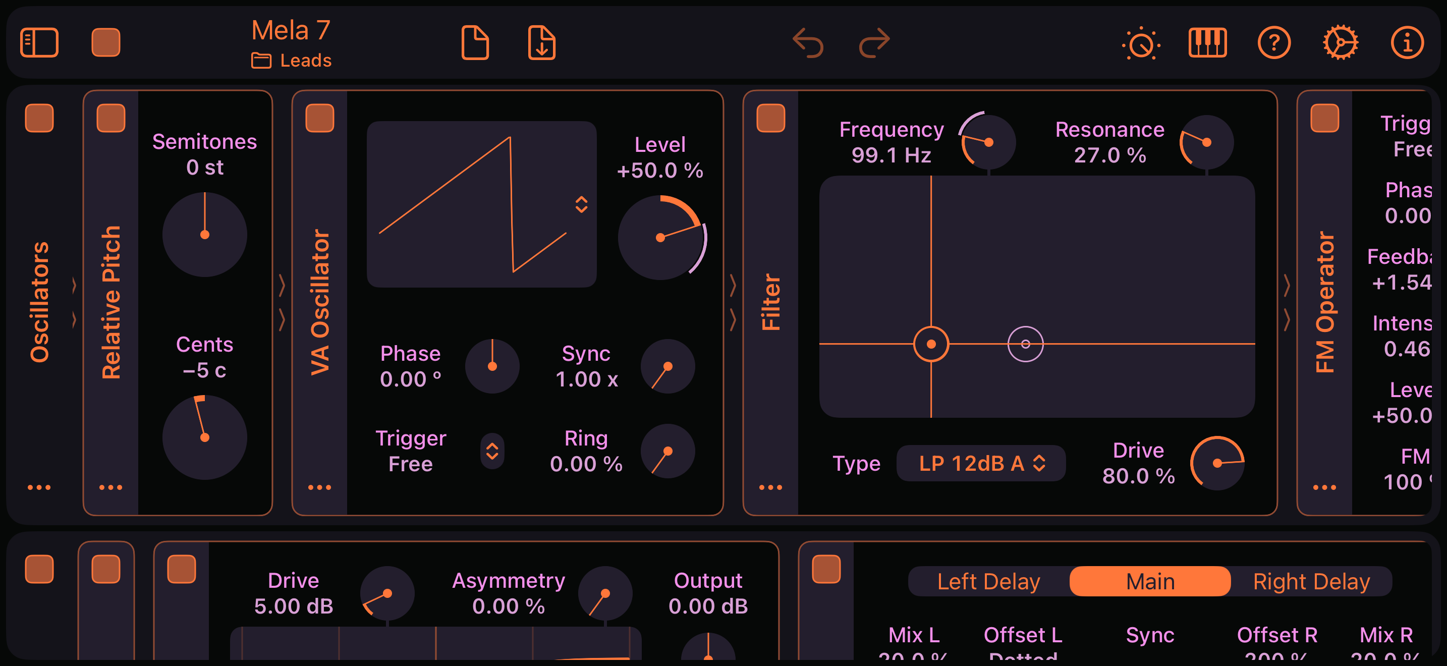 Mela – AUv3: Synth, FX, MIDI screenshot 2