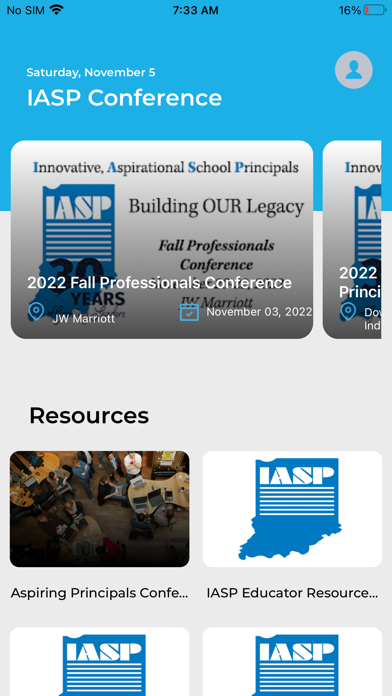 IASP Conference Screenshot