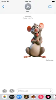 goofy rat stickers iphone screenshot 4