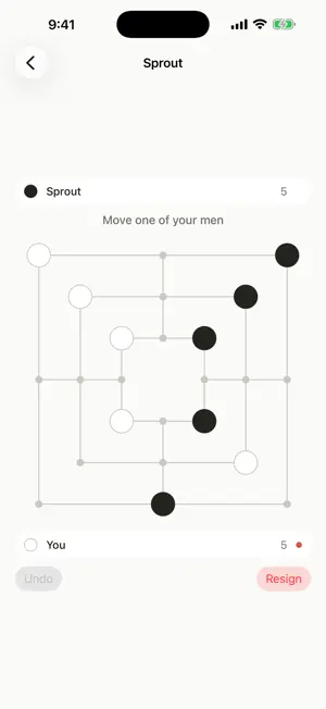 Merels - Nine Men's Morris screenshot 1