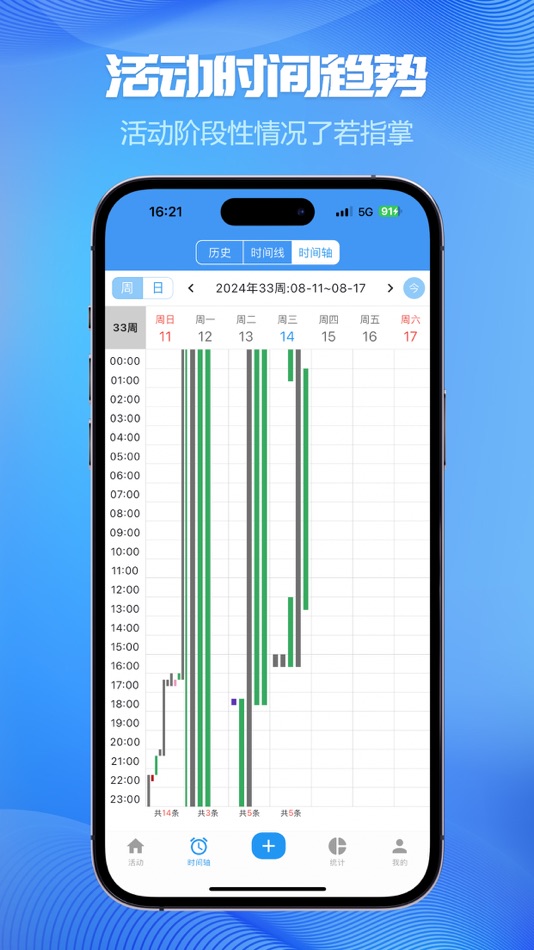 #5. 时间记录 -奇特的一生 (iOS) Tekijänä: Wuchuan View Technology Co., Ltd