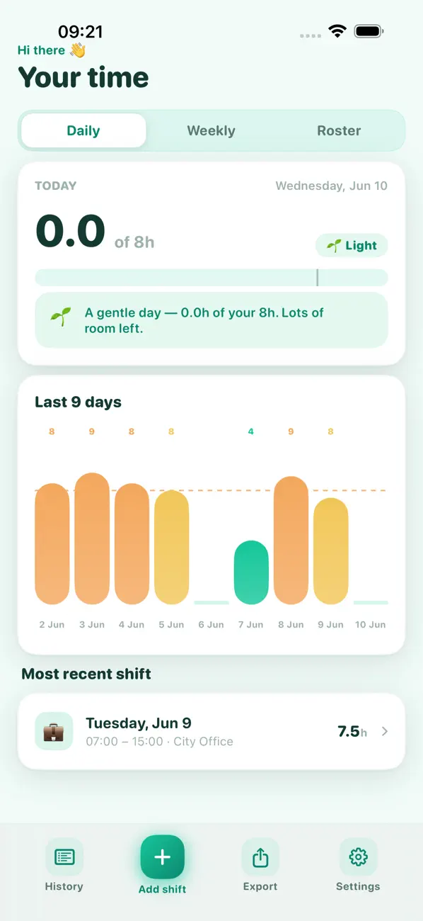 Screenshot #1 pour Chronos Time Tracker