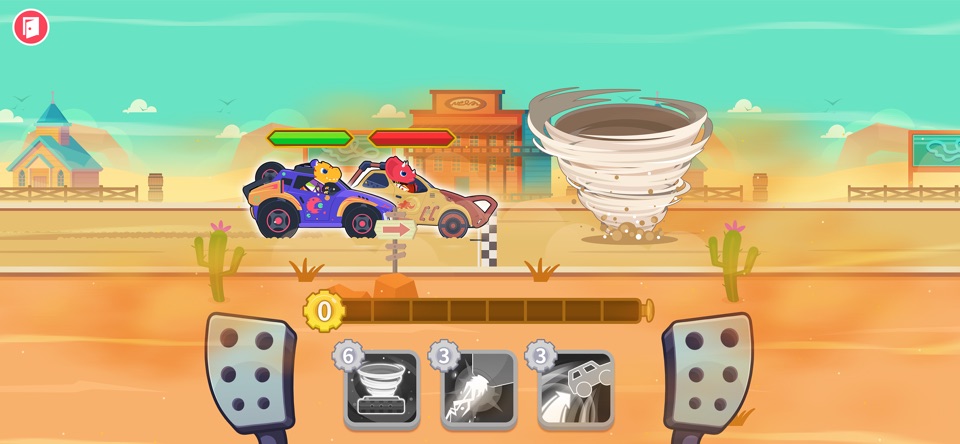 공룡 레이싱 파크: 자동차 운전과 레이싱 어린이 게임 screenshot 5