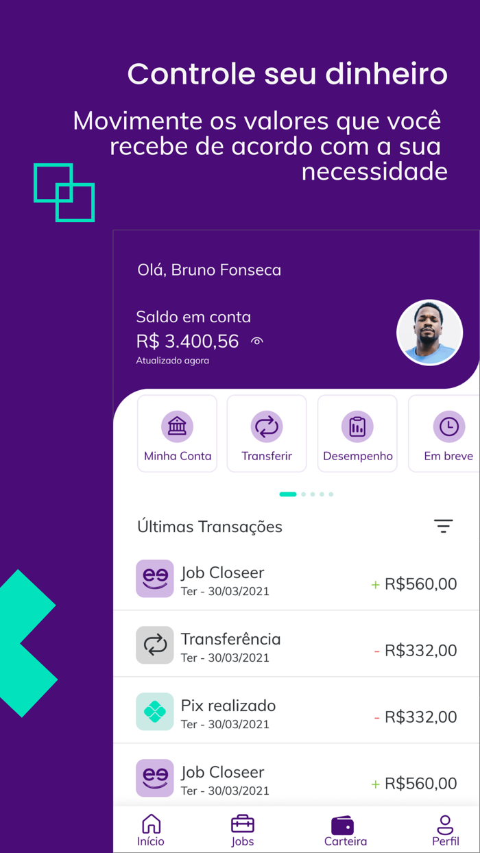 Closeer  Trabalho freelancer