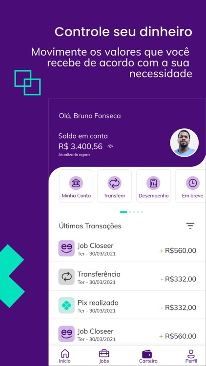 Closeer | Trabalho freelancer